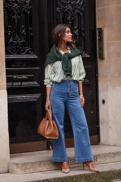 Jeans wide Venise avec 6...