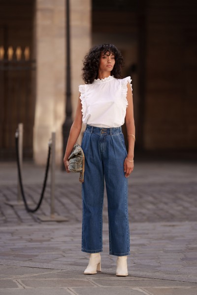 Jeans momfit DORIANE avec...