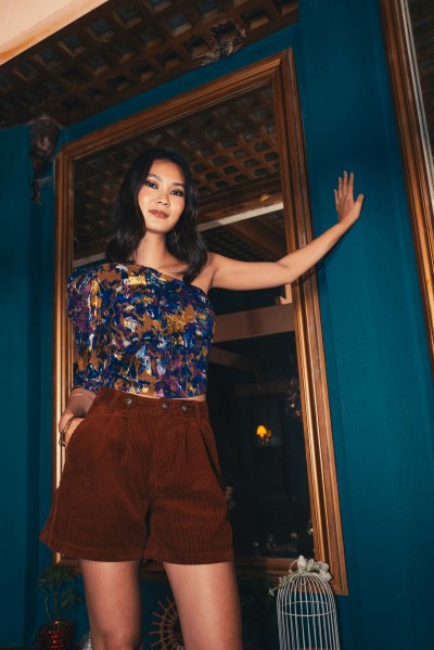 Velvet shorts ROSIE