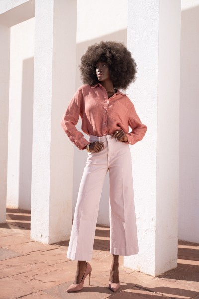 Jean windy cropped wide leg