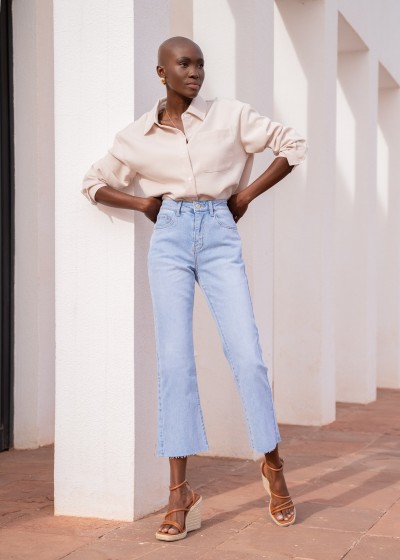 Estelle flare cropped jeans